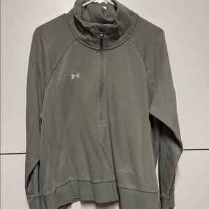 Under Armour Olive Quarter-Zip Pullover